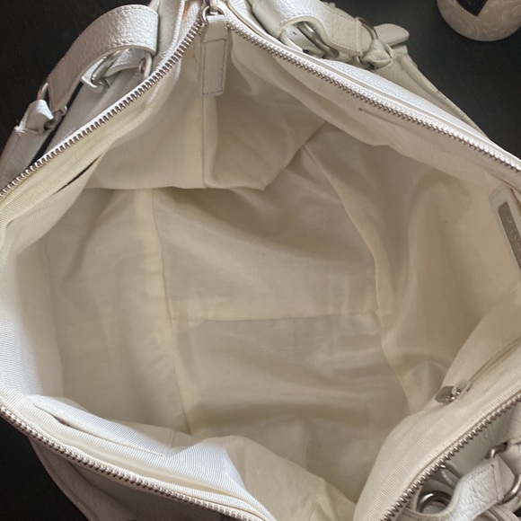 Furla beige cream leather satchel - Picture 8 of 10